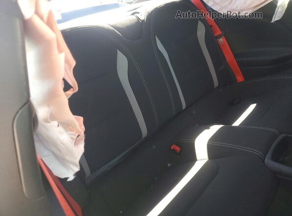 1G1FF1R73M0137348 2021 CHEVROLET CAMARO Black უკანა სავარძლების ხედი