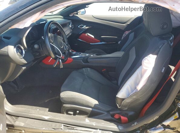 1G1FF1R73M0137348 2021 CHEVROLET CAMARO Black წინა სალონის ხედი