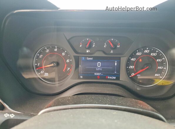 1G1FF1R74M0126536 2021 CHEVROLET CAMARO Red Widok zestawu wskaźników