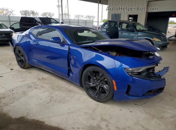 1G1FF1R74M0138959 2021 CHEVROLET CAMARO Blue Delantero derecho