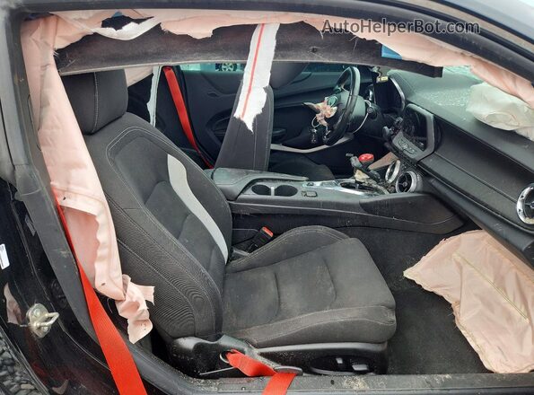 1G1FF1R76N0131805 2022 CHEVROLET CAMARO Black Rear seats view