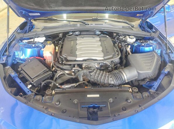 1G1FF1R78H0124133 2017 CHEVROLET CAMARO Синий Вид задней части салона