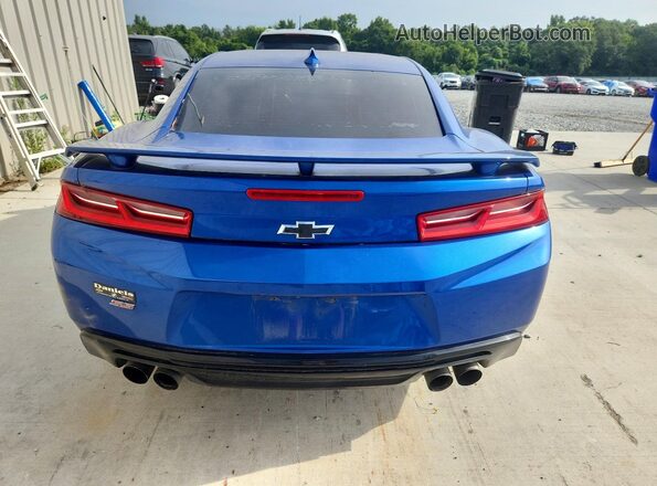1G1FF1R79G0120753 2016 CHEVROLET CAMARO Blue Вид ззаду