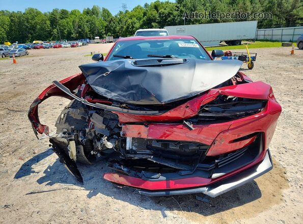 1G1FF1R79M0122305 2021 CHEVROLET CAMARO Red წინა ხედი