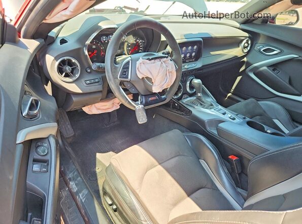1G1FF1R79M0122305 2021 CHEVROLET CAMARO Red წინა პანელის ხედი