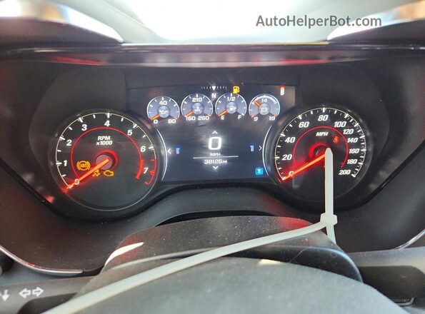 1G1FF1R79M0122305 2021 CHEVROLET CAMARO Red ხელსაწყოთა პანელის ხედი