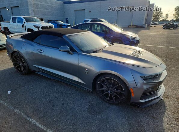 1G1FF3D72N0100375 2022 CHEVROLET CAMARO Серый Передняя правая четверть
