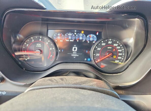 1G1FF3D72N0100375 2022 CHEVROLET CAMARO Серый Вид щитка приборов
