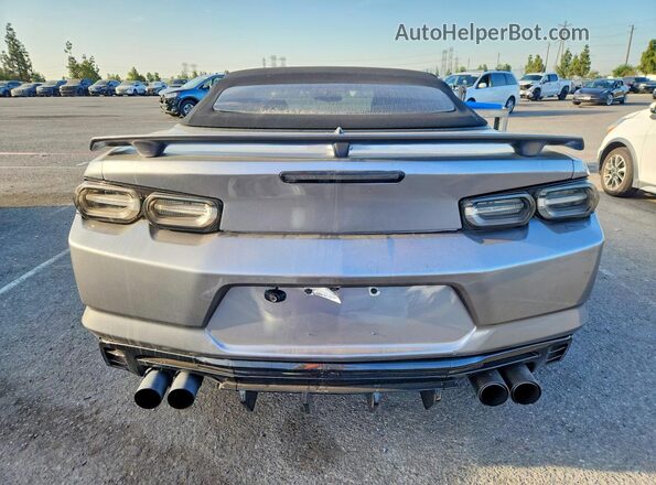 1G1FF3D72N0100375 2022 CHEVROLET CAMARO Серый Вид сзади