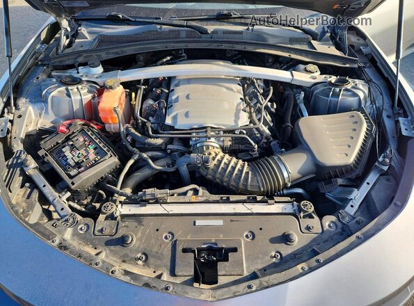 1G1FF3D72N0100375 2022 CHEVROLET CAMARO Серый Вид задней части салона