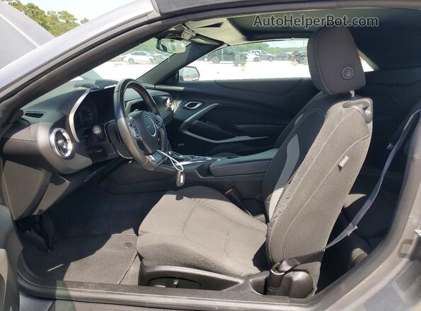 1G1FF3D73N0105715 2022 CHEVROLET CAMARO Gray წინა სალონის ხედი