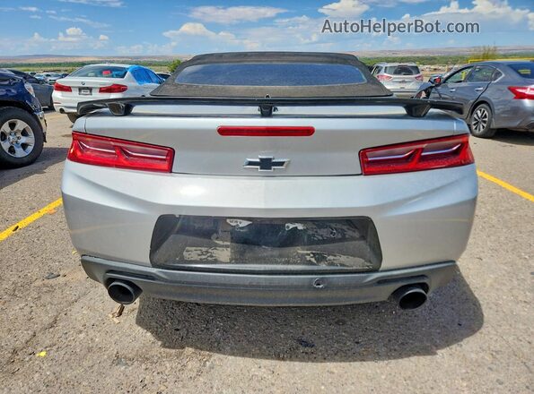 1G1FF3D74H0205035 2017 CHEVROLET CAMARO Серебряный Вид сзади