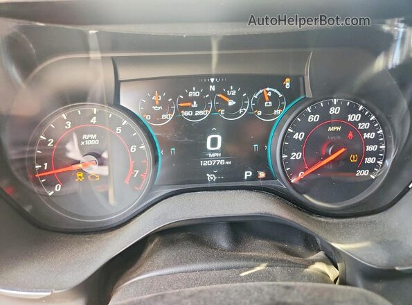 1G1FF3D74H0205035 2017 CHEVROLET CAMARO Серебряный Вид щитка приборов
