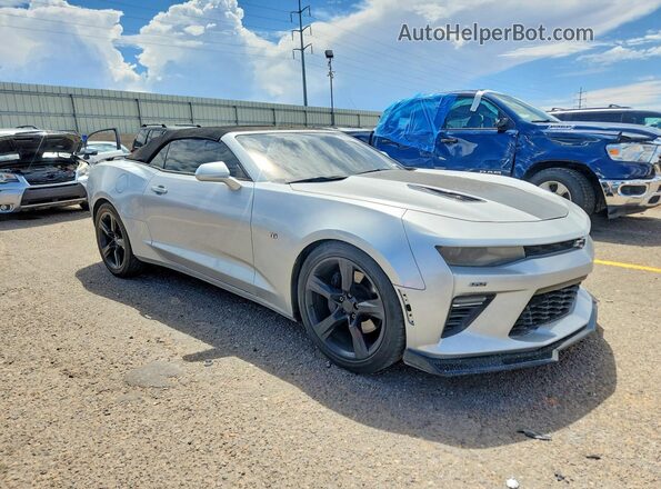 1G1FF3D74H0205035 2017 CHEVROLET CAMARO Серебряный Передняя правая четверть