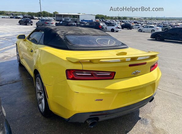 1G1FF3D77G0163619 2016 CHEVROLET CAMARO Yellow Հետևի ձախ