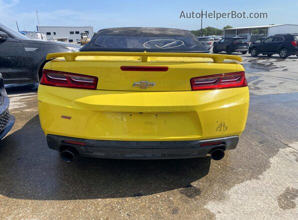 1G1FF3D77G0163619 2016 CHEVROLET CAMARO Yellow Հետևի տեսք