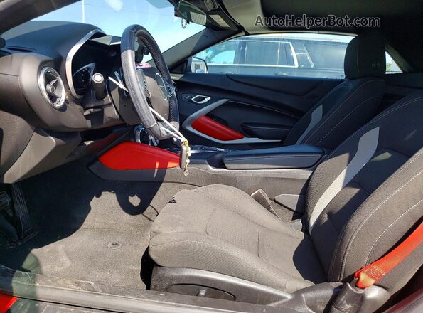1G1FF3D77L0147222 2020 CHEVROLET CAMARO Red Front interior view
