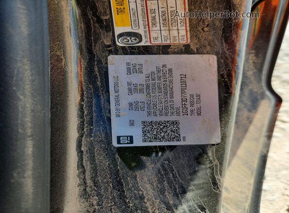 1G1FF3D77P0110712 2023 CHEVROLET CAMARO Black Engine compartment view