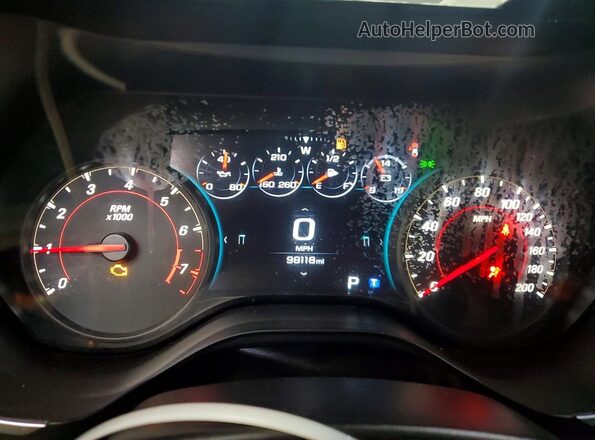 1G1FF3D78H0174405 2017 CHEVROLET CAMARO Gray Սարքավորումների վահանակի տեսք