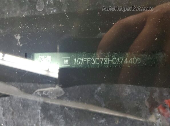 1G1FF3D78H0174405 2017 CHEVROLET CAMARO Gray Շարժիչի բաժամունքի տեսք