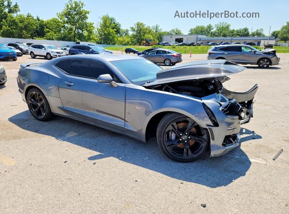 1G1FG1R72M0129030 2021 CHEVROLET CAMARO Gray Առջևի աջ