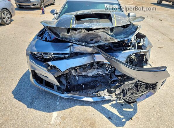 1G1FG1R72M0129030 2021 CHEVROLET CAMARO Gray Սալոնի հետևի տեսք