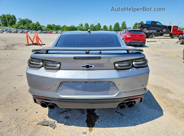 1G1FG1R72M0129030 2021 CHEVROLET CAMARO Gray Հետևի տեսք