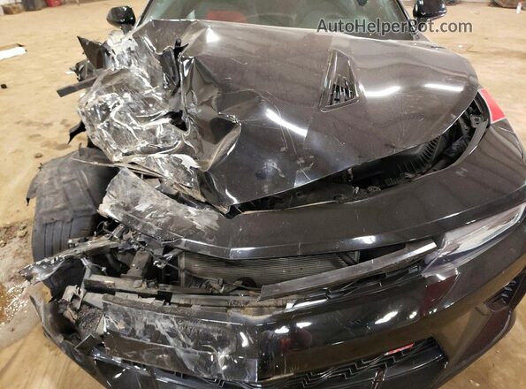 1G1FG1R76H0107182 2017 CHEVROLET CAMARO Black Սալոնի հետևի տեսք