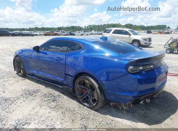 1G1FG1R77L0101593 2020 CHEVROLET CAMARO Blue Trasero izquierdo