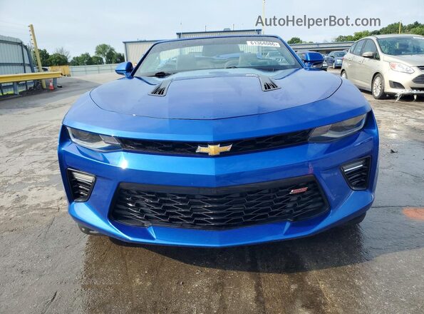 1G1FG3D70H0202131 2017 CHEVROLET CAMARO Blue წინა ხედი