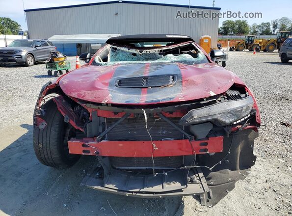 1G1FG3D70P0111827 2023 CHEVROLET CAMARO Burgundy Вид спереду