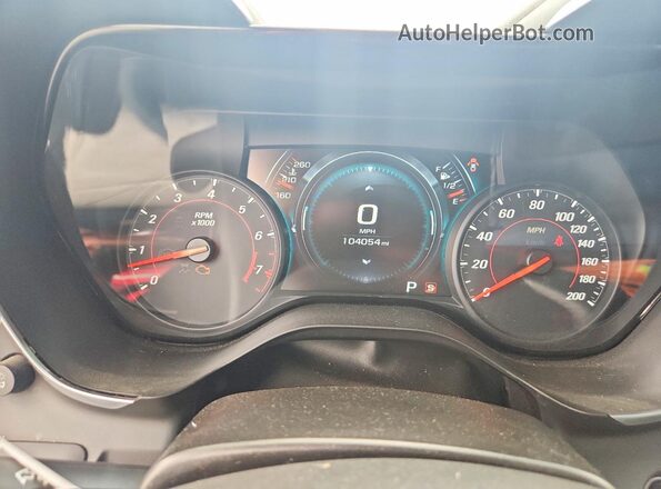 1G1FH1R70G0141940 2016 CHEVROLET CAMARO Blue Սարքավորումների վահանակի տեսք