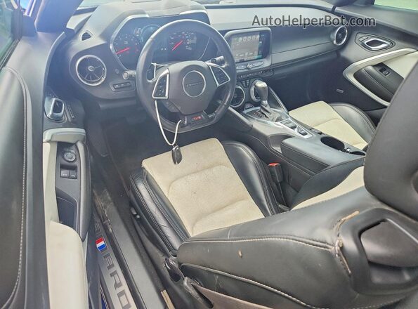 1G1FH1R70G0141940 2016 CHEVROLET CAMARO Blue Առջևի վահանակի տեսք