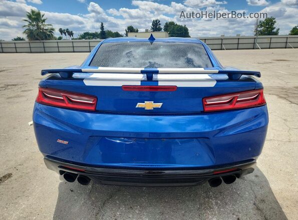 1G1FH1R70G0141940 2016 CHEVROLET CAMARO Blue Հետևի տեսք