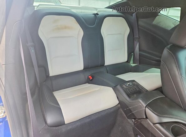 1G1FH1R70G0141940 2016 CHEVROLET CAMARO Blue Հետևի նստատեղերի տեսք