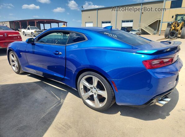 1G1FH1R70J0142741 2018 CHEVROLET CAMARO Blue Задня ліва чверть