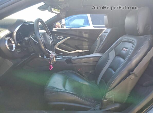 1G1FH1R70K0146970 2019 CHEVROLET CAMARO Black Front interior view