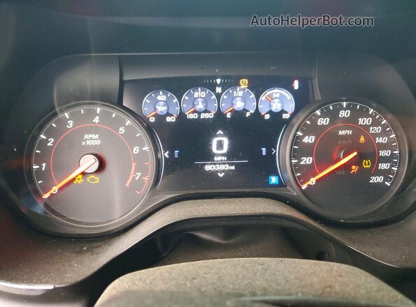 1G1FH1R71K0149358 2019 CHEVROLET CAMARO Красный Вид щитка приборов