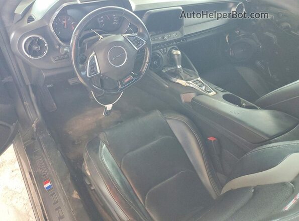 1G1FH1R75G0138645 2016 CHEVROLET CAMARO Black წინა პანელის ხედი