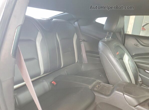 1G1FH1R75G0138645 2016 CHEVROLET CAMARO Black უკანა სავარძლების ხედი