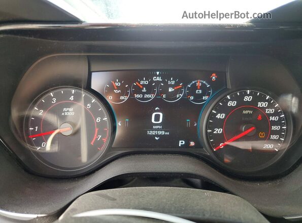 1G1FH1R76H0112993 2017 CHEVROLET CAMARO Черный Вид щитка приборов