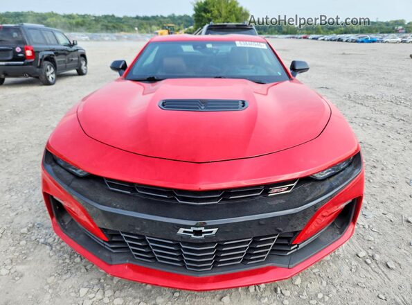 1G1FH1R78K0106975 2019 CHEVROLET CAMARO Красный Вид спереди