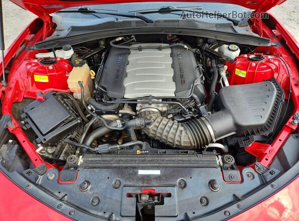 1G1FH1R78K0106975 2019 CHEVROLET CAMARO Красный Вид задней части салона