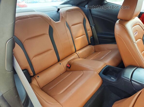 1G1FH1R78K0106975 2019 CHEVROLET CAMARO Красный Вид задних сидений