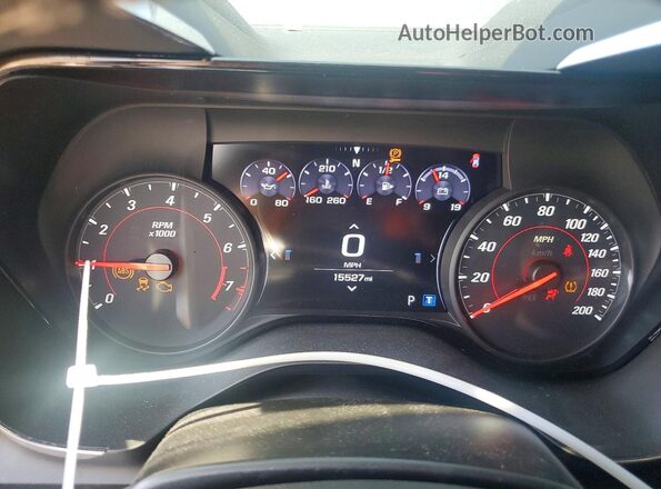 1G1FH1R78K0144576 2019 CHEVROLET CAMARO Угольный Вид щитка приборов