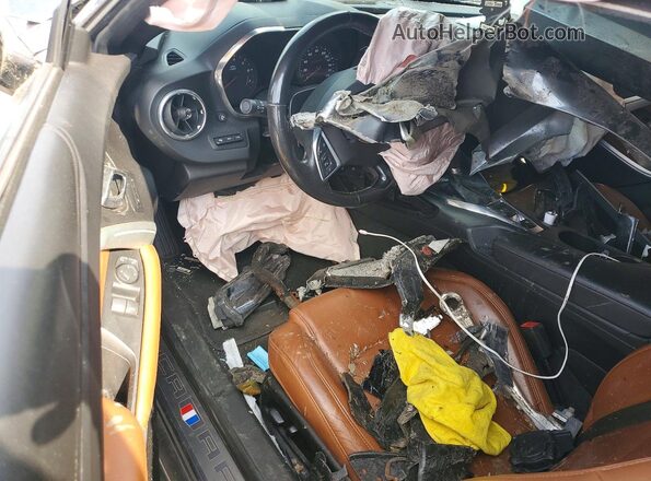 1G1FH1R78K0159689 2019 CHEVROLET CAMARO Gray წინა პანელის ხედი