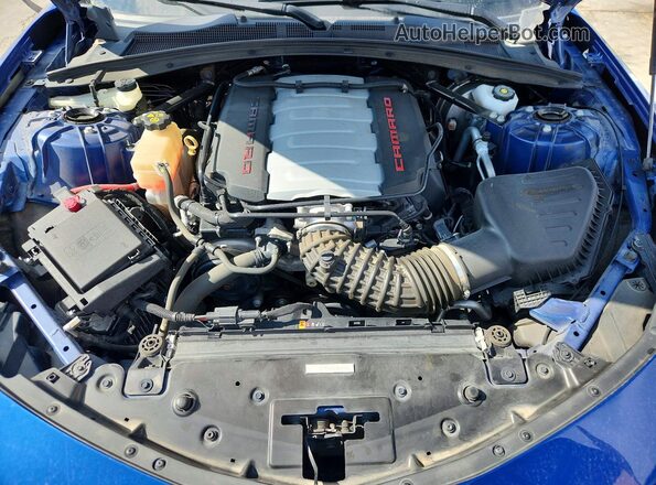 1G1FH1R79N0100560 2022 CHEVROLET CAMARO Blue Rear interior view