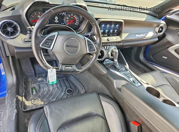 1G1FH1R79N0100560 2022 CHEVROLET CAMARO Blue Dashboard view