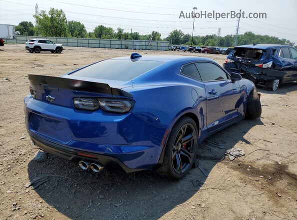 1G1FH1R79N0103426 2022 CHEVROLET CAMARO Blue Trasero derecho