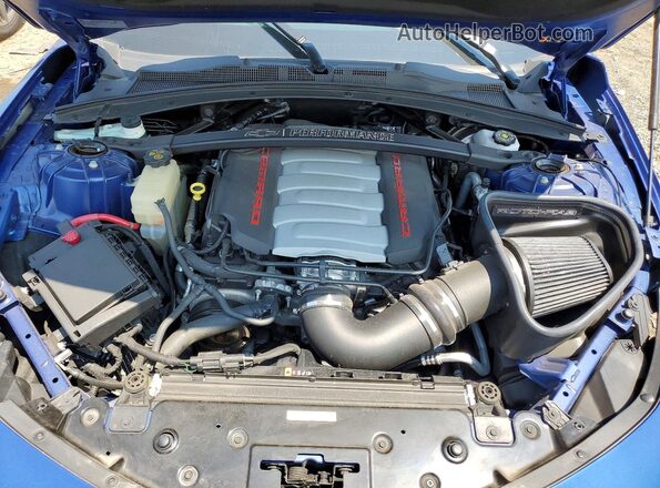 1G1FH1R79N0103426 2022 CHEVROLET CAMARO Blue Vista interior trasera